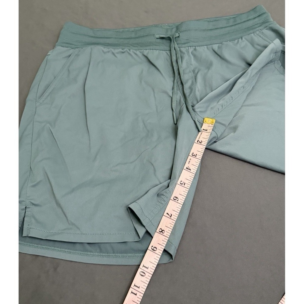 The North Face Aphrodite Shorts Womens Sz Large Green Bermuda Drawstring Pockets - Picture 6 of 8